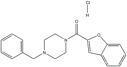 Piperazine,1-(2-benzofuranylcarbonyl)-4- (phenylmethyl)-,monohydrochloride    41716-84-1