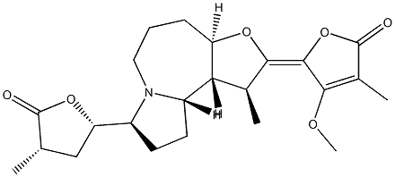 (3S,5S)-5-[(1S,2Z,3aβ,10aα,10bα)-Decahydro-2-(2,5-dihydro-3-methoxy-4-methyl-5-oxofuran-2-ylidene)-1α-methyl-2H-furo[3,2-c]pyrrolo[1,2-a]azepin-8α-yl]-4,5-dihydro-3-methylfuran-2(3H)-oneCAS NO.: