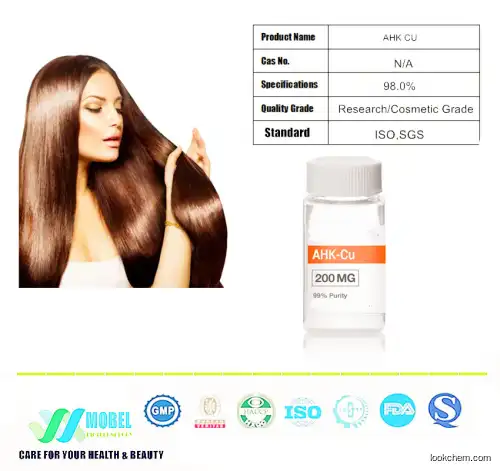 Cosmetics Raw Material cosmetic AHK-CU/AHK copper peptide for hair growth