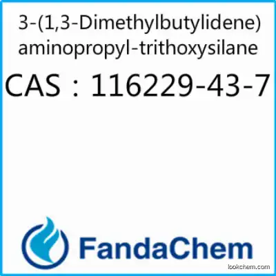 3-(1,3-DIMETHYLBUTYLIDENE)AMINOPROPYLTRIETHOXYSILANE；CAS：116229-43-7 from Fandachem