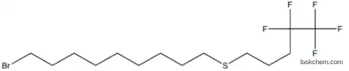 14-bromo-5-(14-bromo-1,1,1,2,2-pentafluorotetradecan-5-yl) sulfanyl-1,1,1,2,2-pentafluorotetradecane