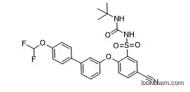 N-(tert-Butylcarbamoyl)-5-cyano-2-((4'-(difluoromethoxy)-(1,1'-biphenyl)-3-yl)oxy)benzenesulfonamide