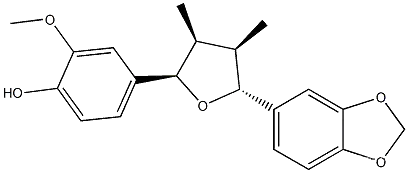 4-[(2R,3S,4R,5R)-5-(1,3-Benzodioxol-5-yl)tetrahydro-3,4-dimethyl-2-furanyl]-2-methoxyphenolCAS NO.: 78919-28-5