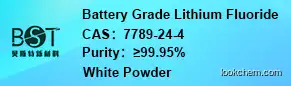 Battery grade lithium fluoride~Factory based(7789-24-4)