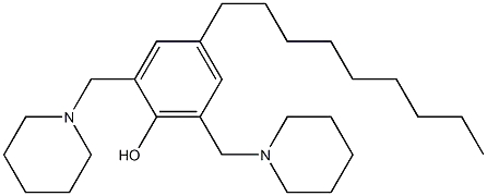 4-nonyl-2,6-bis(1-piperidylmethyl)phenol    5408-13-9