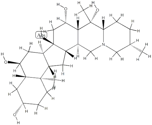 Cevane-3,6,14,16,20-pentol, (3β,5α,6α,16β)-CAS NO.: 82841-67-6