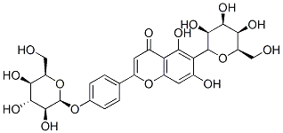 5,7-dihydroxy-6-[(2S,3S,4R,5R,6R)-3,4,5-trihydroxy-6-(hydroxymethyl)ox an-2-yl]-2-[4-[(2S,3S,4R,5R,6R)-3,4,5-trihydroxy-6-(hydroxymethyl)oxan -2-yl]oxyphenyl]chromen-4-oneCAS NO.: 19416-87-6