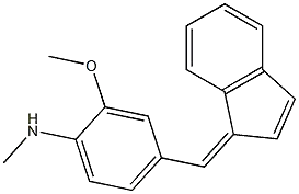 Benzenamine,4-(1H-inden-1-ylidenemethyl)-2-methoxy-N-methyl-   2448-83-1