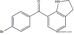 (4-bromophenyl)(indolin-7-yl)methanone