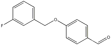 4-(3-FLUORO-BENZYLOXY)-BENZALDEHYDECAS NO.: 66742-57-2