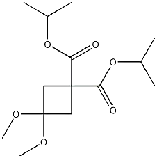 Diisopropyl 3,3-dimethoxycyclobutane-1,1-dicarboxylate CAS NO.: 115118-68-8