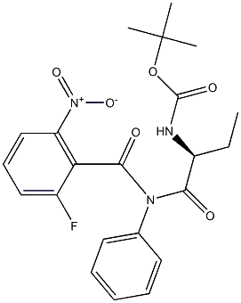 (S)-([1-(2-fluoro-6-nitro-benzoyl)-phenyl-aMinocarbonyl]-propyl)-carbaMic acid tert-butyl ester CAS NO.: 870281-84-8