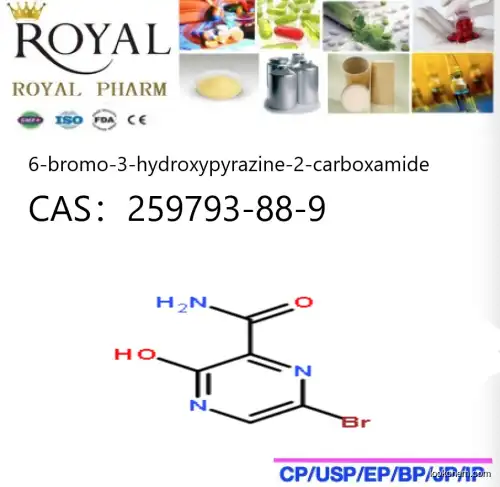 Favipiravir intermediate 6-bromo-3-hydroxypyrazine-2-carboxamide
