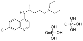 Chloroquine diphosphate/50-63-5