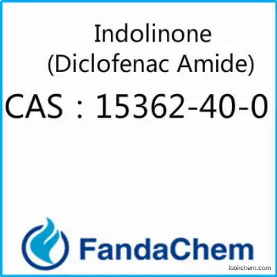 Indolinone (Diclofenac Amide, Diclofenac Lactam) cas  15362-40-0 from Fandachem