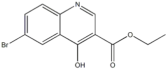 6-BROMO-4-HYDROXYQUINOLINE-3-CARBOXYLIC ACID ETHYL ESTERCAS NO.: 122794-99-4