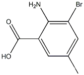 2-AMINO-3-BROMO-5-METHYLBENZOIC ACIDCAS NO.: 13091-43-5