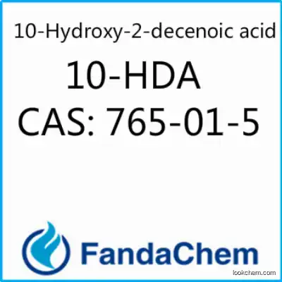 10-Hydroxy-2-decenoic acid（10-HDA） cas  765-01-5 from Fandachem