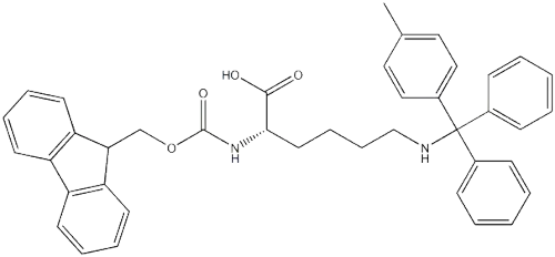 Fmoc-N'-methyltrityl-L-lysine CAS NO.: 167393-62-6