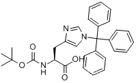 Boc-L-His(Trt)-OH | N-Boc-N'-Trityl-L-Histidine In stock