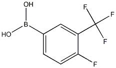 4-FLUORO-3-(TRIFLUOROMETHYL)PHENYLBORONIC ACID CAS NO.: 182344-23-6