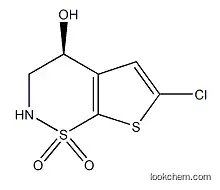 (S)-3,4-dihydro-6-chloro-4-hydroxy-2H-thieno[3,2-e]-1,2-thiazine-1,1-dioxide