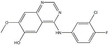 4-(3-Chloro-4-fluorophenylamino)-7-methoxyquinazolin-6-ol CAS NO.: 184475-71-6