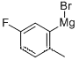 5-FLUORO-2-METHYLPHENYLMAGNESIUM BROMIDECAS NO.: 186496-59-3