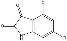 4,6-DICHLORO-1H-INDOLE-2,3-DIONE CAS NO.: 18711-15-4