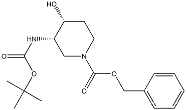 CIS-benzyl 3-((tert-butoxycarbonyl)amino)-4-hydroxypiperidine-1-carboxylate