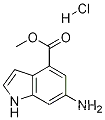 methyl 6-amino-1H-indole-4-carboxylate hydrochloride