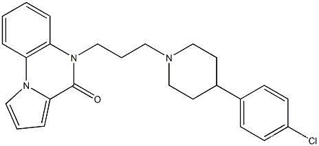 5-(3-(4-(4-chlorophenyl)piperidin-1-yl)propyl)pyrrolo[1,2-a]quinoxalin-4(5H)-one
