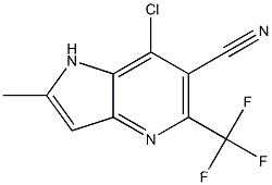 7-chloro-2-Methyl-5-(trifluoroMethyl)-1H-pyrrolo[3,2-b]pyridine-6-carbonitrile