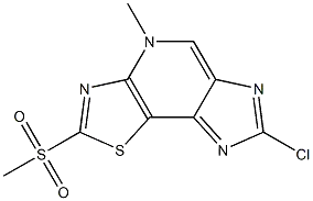 7-chloro-2-(methylsulfonyl)-4-methyl-4H-imidazo[4,5-d]thiazolo[4,5-b]pyridine