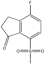 4-fluoro-7-(methylsulfonyl)-2,3-dihydro-1H-inden-1-one
