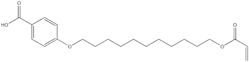 4-((11-(acryloyl oxy)undecyl)oxy)benzoic acid