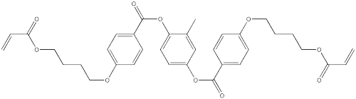 2-methyl-1,4-phenylene bis(4-(4-(acryloyloxy)butoxy)benzoate)(132900-75-5)