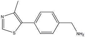 [4-(4-methyl-1,3-thiazol-5-yl)phenyl]methanamine