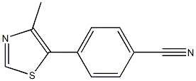 4-(4-methylthiazol-5-yl) benzonitrile
