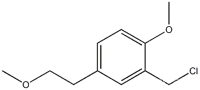 2-(chloromethyl)-1-methoxy-4-(2-methoxyethyl)benzene