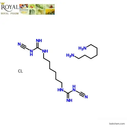 Poly(hexamethylenebicyanoguanide-hexamethylenediamine) hydrochloride CAS no. 27083-27-8/32289-58-0