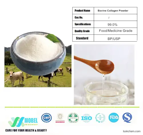 100% Pure Hydrolyzed Bovine Collagen Peptide Powder  For Health Supplements Free Samples