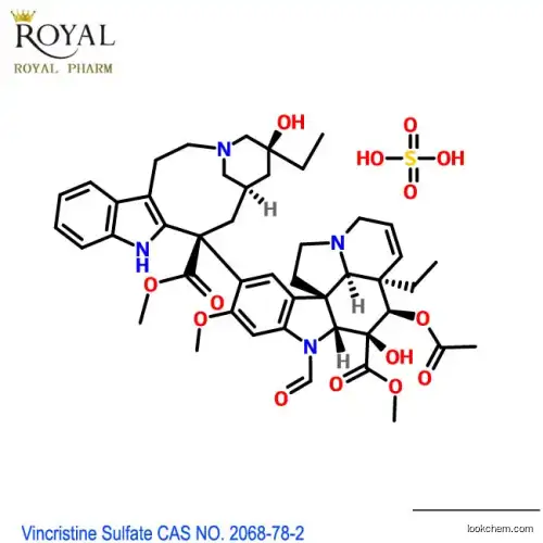 Vincristine sulfate CAS NO. 2068-78-2