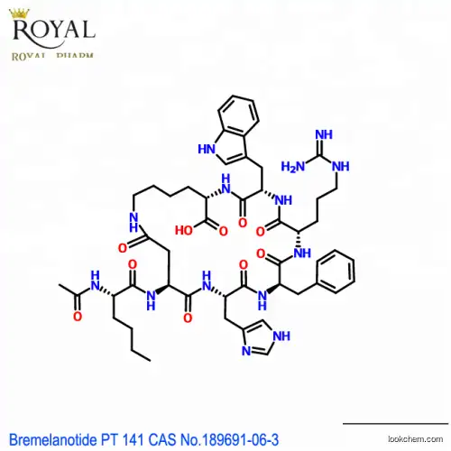 Bremelanotide PT 141 CAS No.189691-06-3