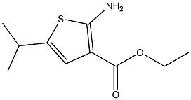 2-amino-5-(1-methylethyl)-3-thiophenecarboxylic acid,ethyl ester