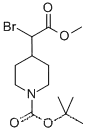 1-Boc-4-(bromo-methoxycarbonyl-methyl)-piperidine