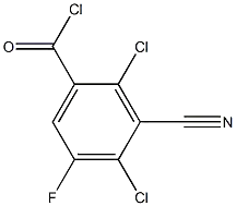 3-Cyano-2,4-dichloro-5-fluorobenzoyl chloride