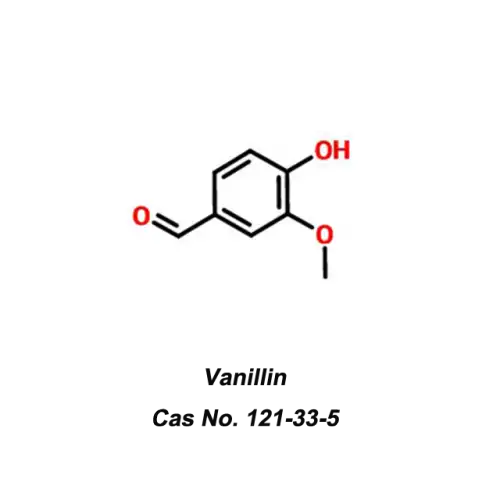 Vanillin With Sugar White Crystal Powder Vanillin