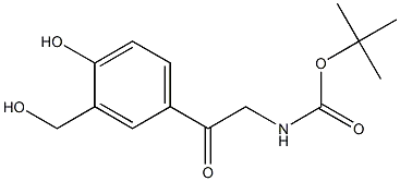 tert-butyl(2-(4-hydroxy-3-(hydroxymethyl)phenyl)-2-oxoethyl)carbamate
