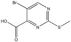 5-Bromo-2-(methylthio)pyrimidine-4-carboxylic acidCAS NO.: 50593-92-5